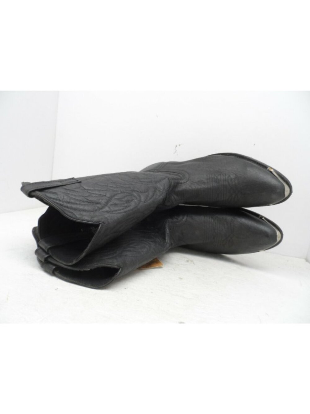 Laredo Men's 11" East Bound Western Leather Boots 68610 Black Size 7.5EW - Picture 5 of 8